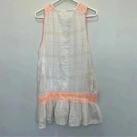 Free People Run With Me Ivory Mini Dress Size S - Picture 8 of 10
